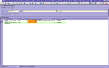  megrendelés tételek rögzítése